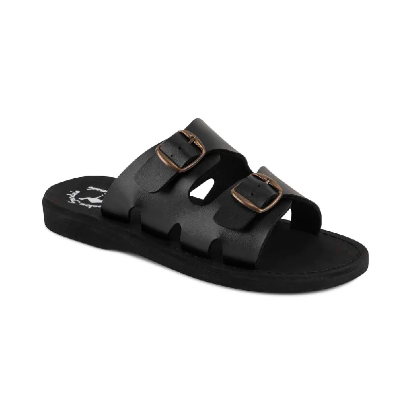 Men's sandals with a pointed toe for a stylish lookBarnabas Vegan - Leather Alternative Sandal | Black Men's sandals with a pointed toe for a stylish lookBarnabas Vegan - Leather Alternative Sandal | Black