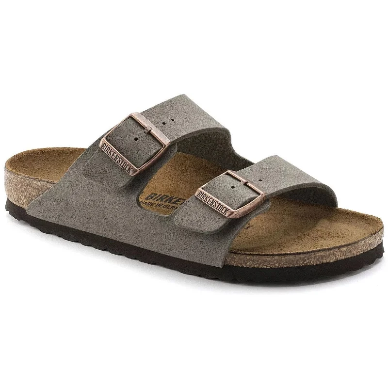Men's sandals in a neutral color like black or brownArizona Birko-Flor Nubuck - Narrow Men's sandals in a neutral color like black or brownArizona Birko-Flor Nubuck - Narrow
