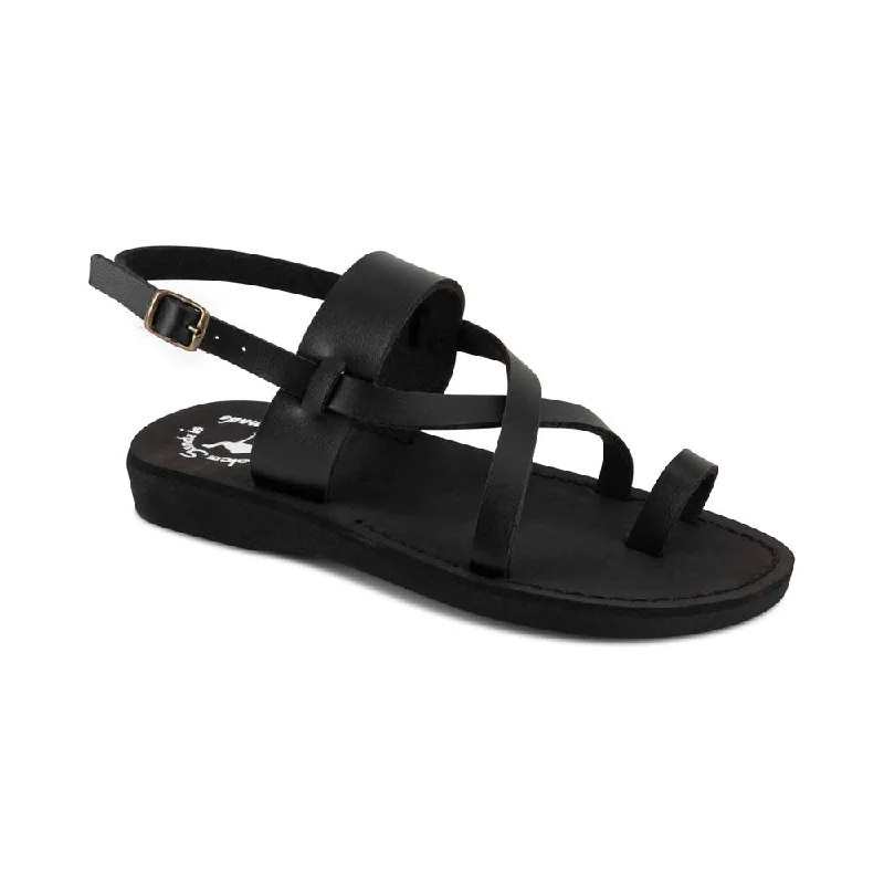 Men's sandals with a removable insole for cleaningBethany Vegan - Leather Alternative Sandal | Black Men's sandals with a removable insole for cleaningBethany Vegan - Leather Alternative Sandal | Black