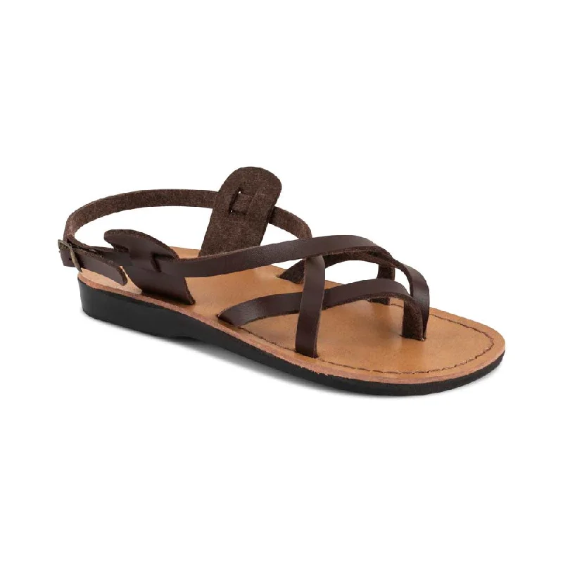 Men's sandals with a flexible sole for easy movementTamar Buckle Vegan - Leather Alternative Sandal | Brown Men's sandals with a flexible sole for easy movementTamar Buckle Vegan - Leather Alternative Sandal | Brown
