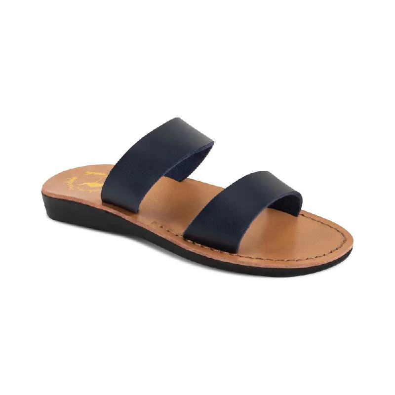 Men's sandals with a flexible sole for easy movementAviv Vegan - Leather Alternative Sandal | Blue Men's sandals with a flexible sole for easy movementAviv Vegan - Leather Alternative Sandal | Blue