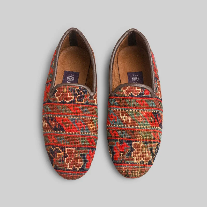 Men's loafers with a decorative buckleMen's Kilim Loafer Size 7