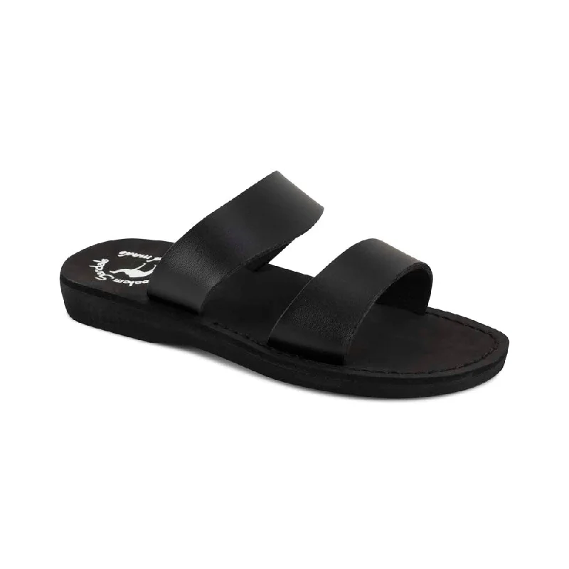 Flip - flop style men's sandals for beach wearAviv Vegan - Leather Alternative Sandal | Black Flip - flop style men's sandals for beach wearAviv Vegan - Leather Alternative Sandal | Black