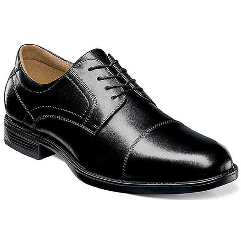 Men's Oxfords with a cap - toe design and a rubber heelFlorsheim Midtown Cap Toe Oxford Black Smooth Leather (Men's) Men's Oxfords with a cap - toe design and a rubber heelFlorsheim Midtown Cap Toe Oxford Black Smooth Leather (Men's)