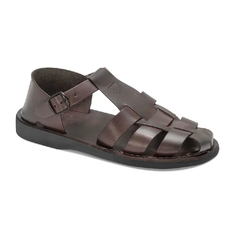 Waterproof men's sandals for water activitiesDaniel - Leather Fisherman Sport Sandal | Brown Waterproof men's sandals for water activitiesDaniel - Leather Fisherman Sport Sandal | Brown