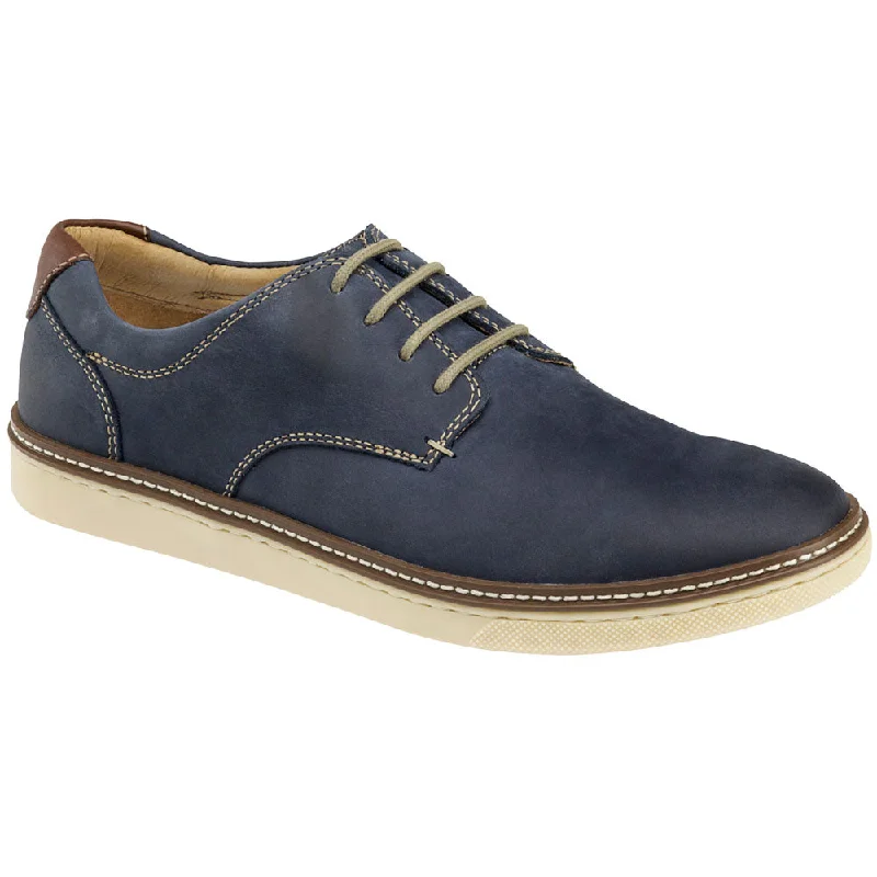 Men's Oxfords with a padded collar for a comfortable fitJohnston & Murphy McGuffey Plain Toe Oxford Navy Leather (Men's) Men's Oxfords with a padded collar for a comfortable fitJohnston & Murphy McGuffey Plain Toe Oxford Navy Leather (Men's)