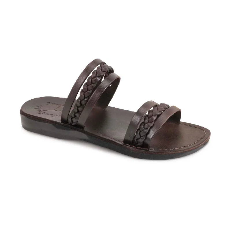 Men's sandals with a durable outer soleHazel - Boho Open Toe Braided Strappy Sandals | Brown Men's sandals with a durable outer soleHazel - Boho Open Toe Braided Strappy Sandals | Brown