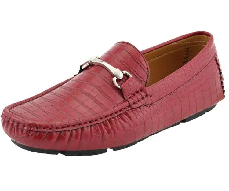 Men's loafers with a flexible sole for easy movementTitus Burgundy
