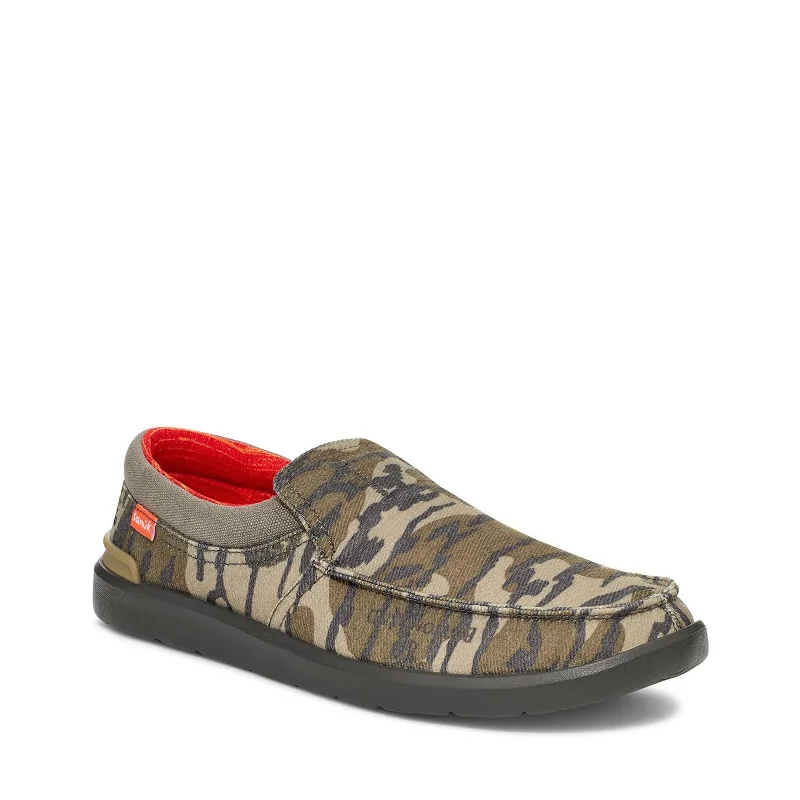 Slip - on men's loafers for easy wearMen's Shoes Sanuk HANGOUT LITE X MOSSY OAK Slip On Loafers 1152877 BOTTOMLAND Slip - on men's loafers for easy wearMen's Shoes Sanuk HANGOUT LITE X MOSSY OAK Slip On Loafers 1152877 BOTTOMLAND