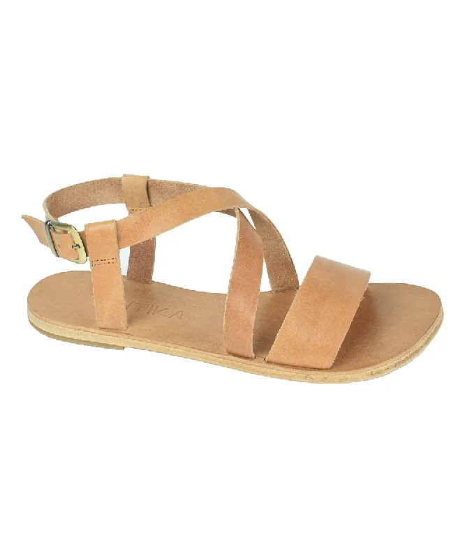Men's sandals with a stretchy strap for a better fitPico Blvd - Soft Leather Buckle Sandal | Tan