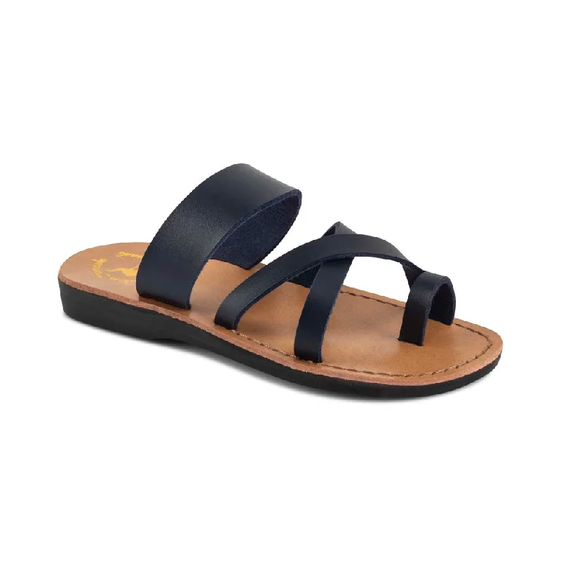 Men's sandals with a shock - absorbing insoleThe Good Shepherd Vegan - Leather Alternative Sandal | Blue Men's sandals with a shock - absorbing insoleThe Good Shepherd Vegan - Leather Alternative Sandal | Blue
