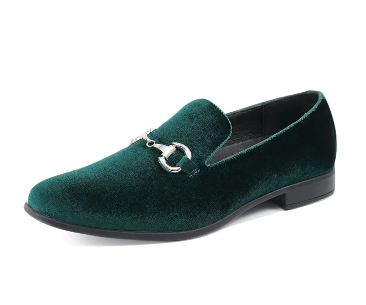 Men's loafers with a decorative buckleBrad Green