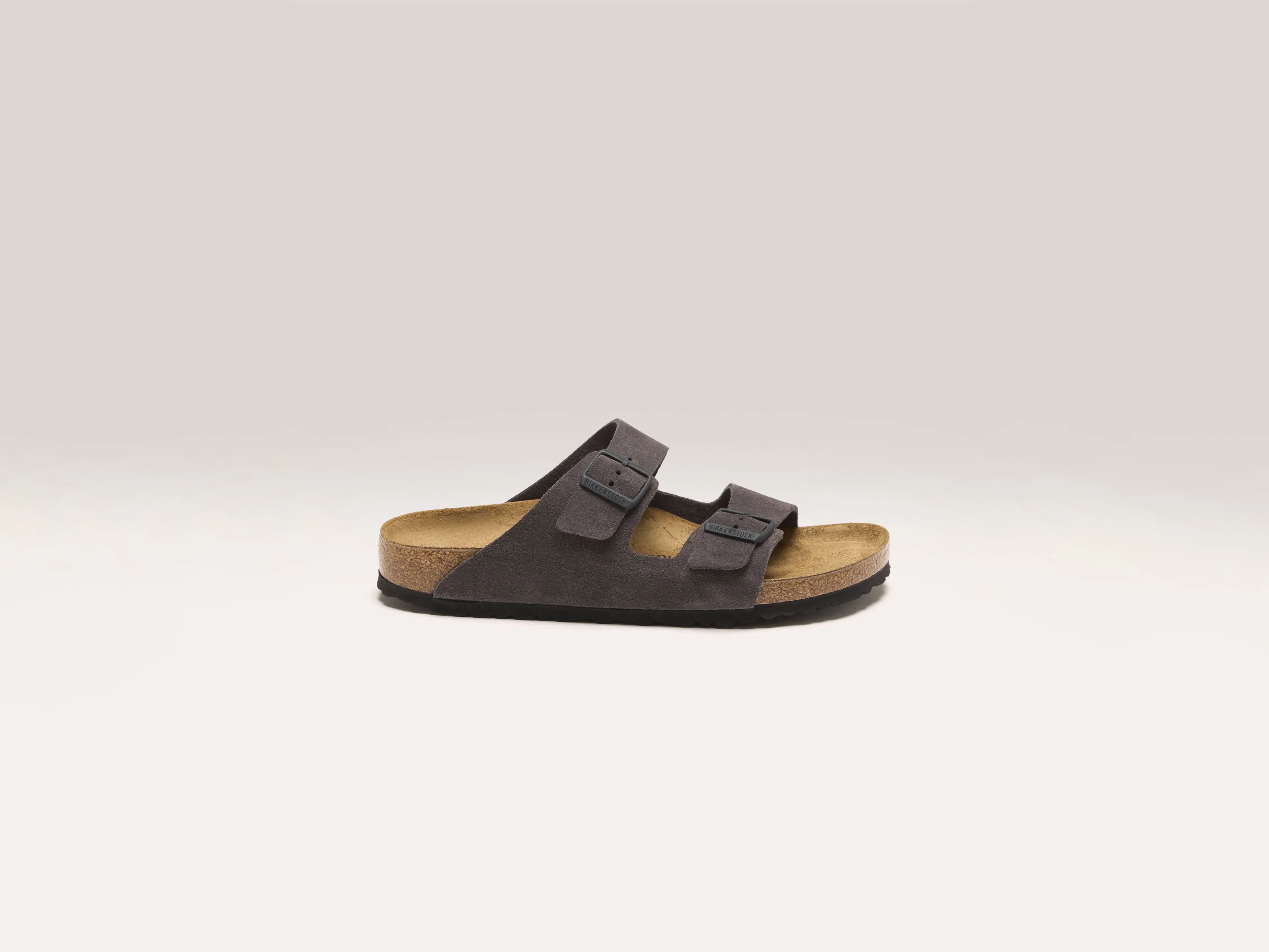 Flip - flop style men's sandals for beach wear Flip - flop style men's sandals for beach wear Arizona Suede Leather For Men (242 / M / DARK GREY)