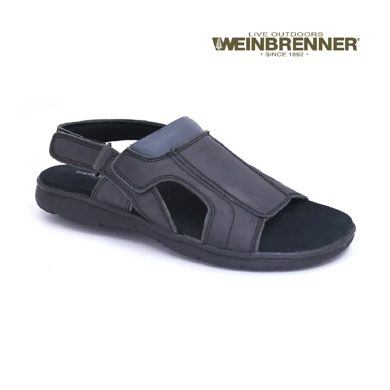 Men's sandals with a perforated leather upper for ventilation Men's sandals with a perforated leather upper for ventilation Weinbrenner - Men