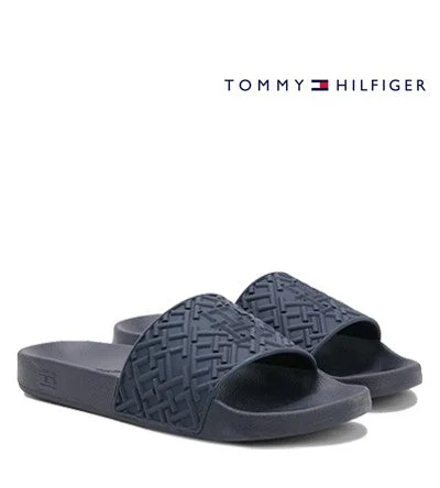 Waterproof men's sandals for water activities Waterproof men's sandals for water activities TOMMY HILFIGER MONO POOL NAVY