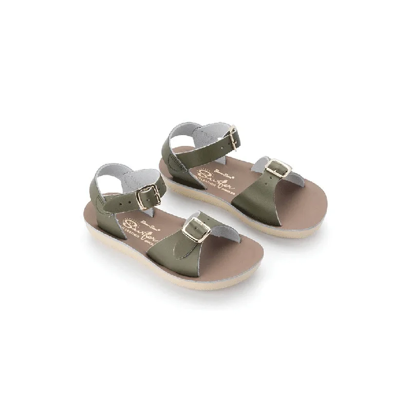 Men's sandals with a stretchy strap for a better fit Men's sandals with a stretchy strap for a better fit Salt Water Sun-San Surfer - Olive