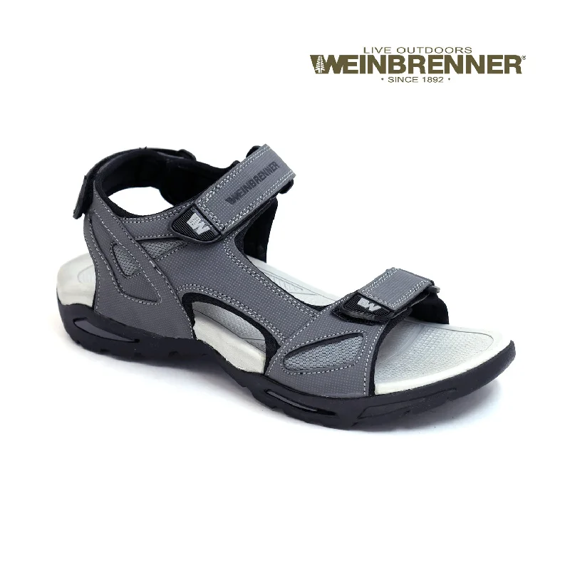 Men's sandals with a perforated leather upper for ventilation Men's sandals with a perforated leather upper for ventilation Weinbrenner - Men