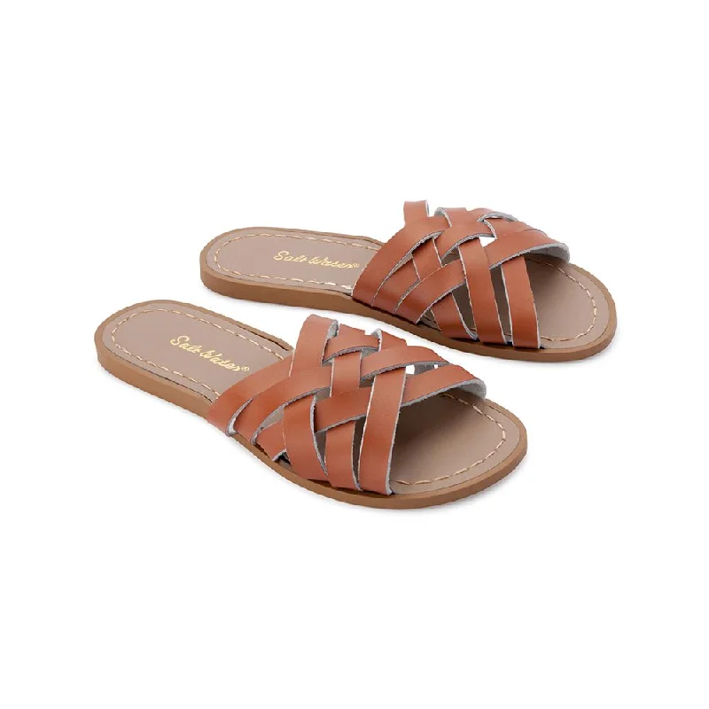 Men's sandals with a leather lining for comfort Men's sandals with a leather lining for comfort Salt Water Sandals Retro Slide - Tan
