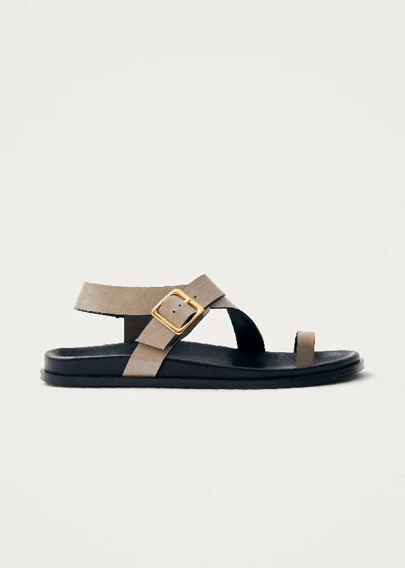 Men's sandals with a pointed toe for a stylish look Men's sandals with a pointed toe for a stylish look Siren Onix Stone Beige Leather Sandals