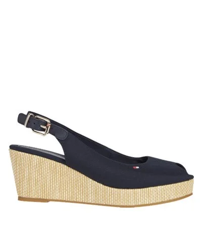Men's sandals with a padded heel Men's sandals with a padded heel TOMMY HILFIGER ELBA SLING BACK WEDGE