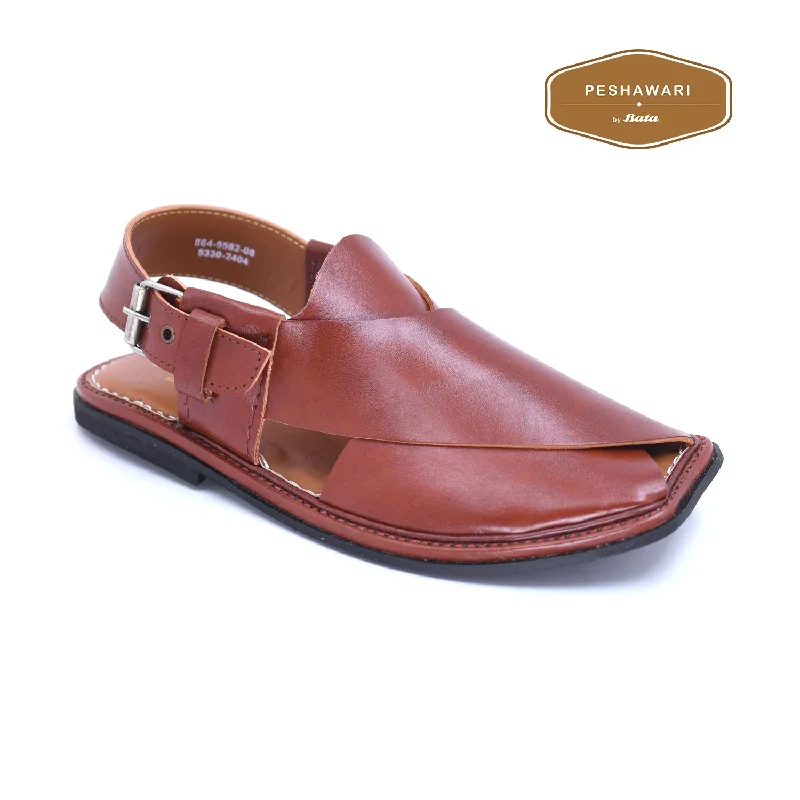 Men's leather sandals with an adjustable strap Men's leather sandals with an adjustable strap Peshawari - Men