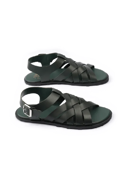 Men's sandals with a stretchy strap for a better fit Men's sandals with a stretchy strap for a better fit LOGO 7638 GRA