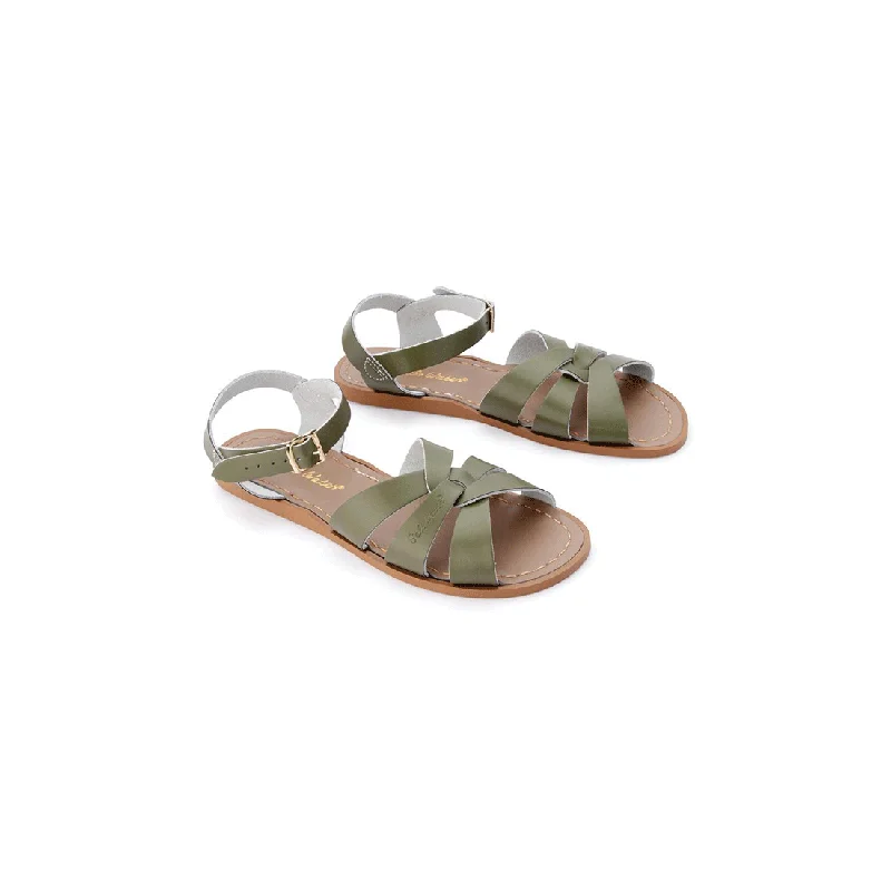 Men's sandals with a padded heel Men's sandals with a padded heel Original Salt Water Sandal - Olive (Kids)