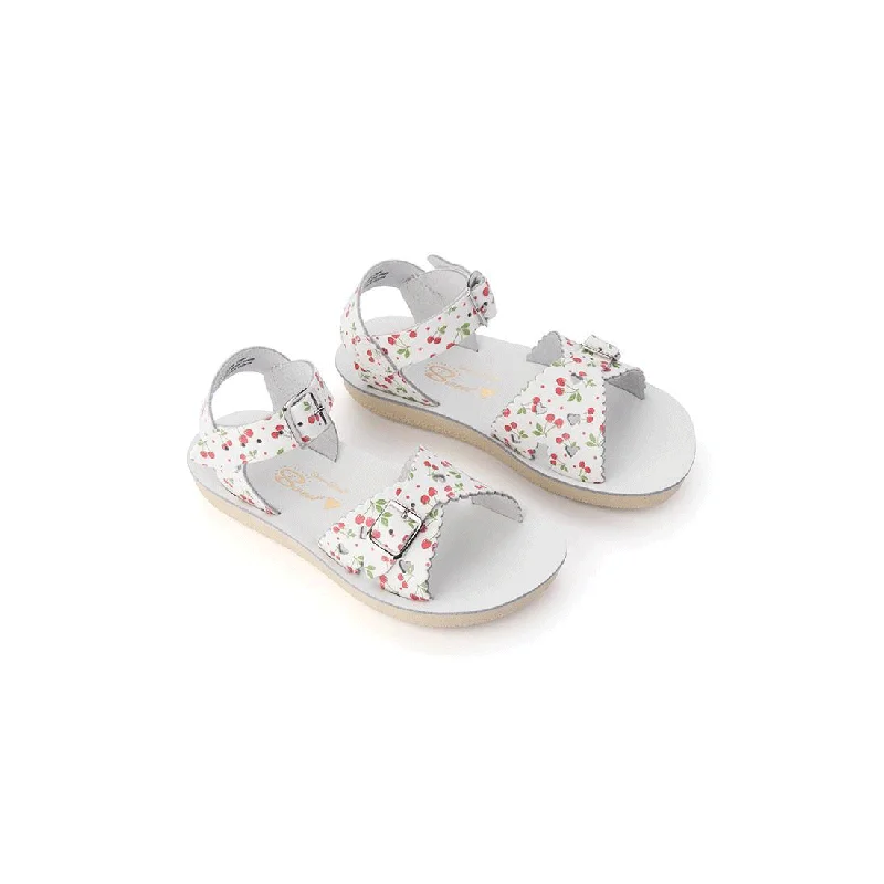 Men's sandals with a decorative buckle or charm Men's sandals with a decorative buckle or charm Salt Water Sun-San Sweetheart - Cherry