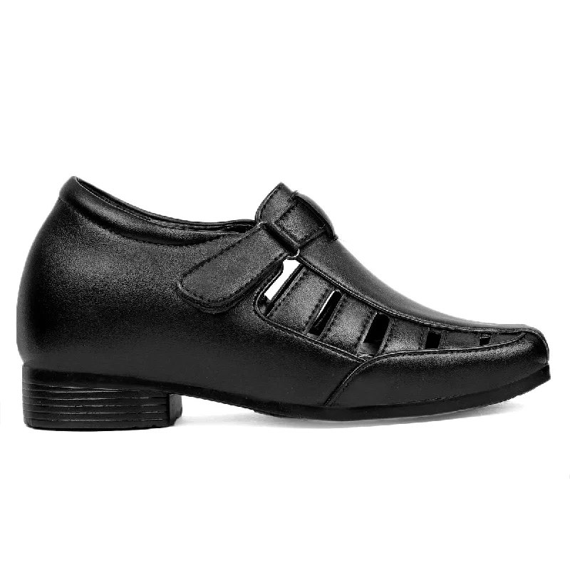 Men's leather sandals with an adjustable strap Men's leather sandals with an adjustable strap Bxxy's 3 Inch Hidden Height Increasing New Launch Sandals for Men