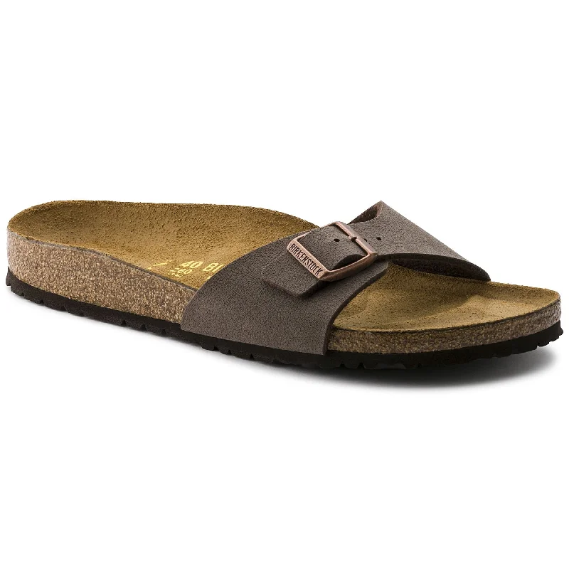 Men's sandals with a decorative buckle or charm Men's sandals with a decorative buckle or charm Madrid Birko-Flor Nubuck