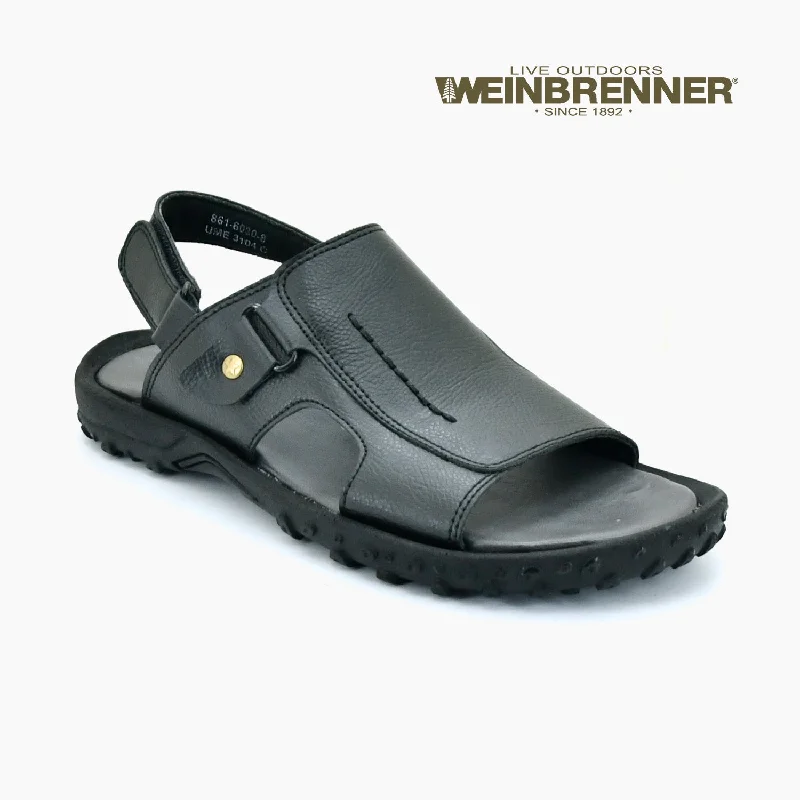Men's leather sandals with an adjustable strap Men's leather sandals with an adjustable strap Weinbrenner - Men
