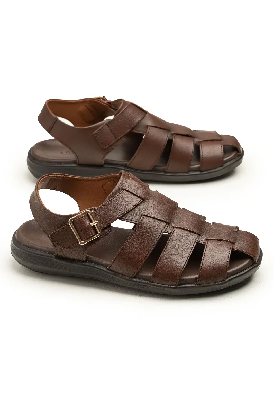 Men's sandals with a stretchy strap for a better fit Men's sandals with a stretchy strap for a better fit LOGO 7634 BRA