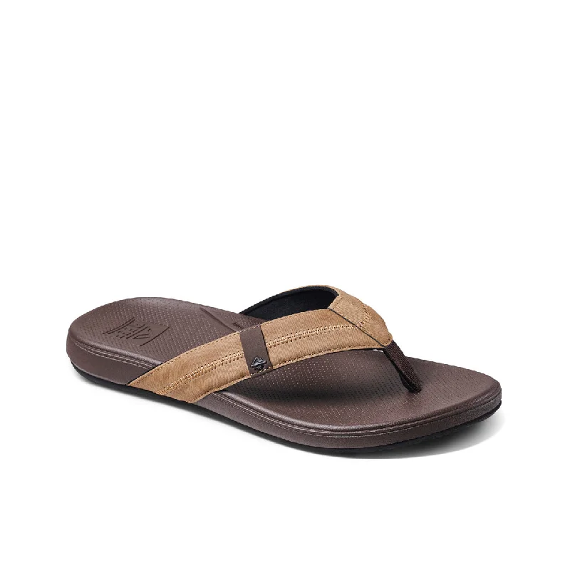 Men's sandals with a wide strap for support Men's sandals with a wide strap for support Mens Cushion Phantom 2.0 - Brown/Tan