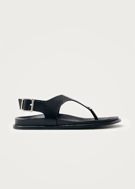 Men's sandals with a buckle closure Men's sandals with a buckle closure Harbor Black Leather Sandals