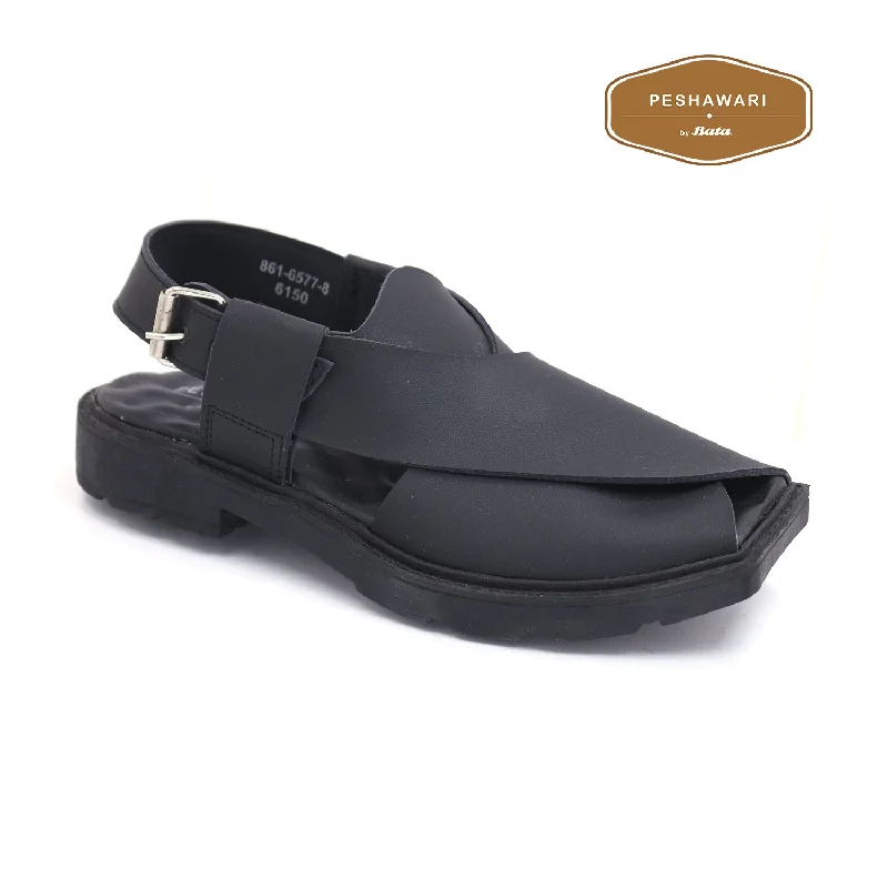 Men's sandals with a decorative buckle or charm Men's sandals with a decorative buckle or charm Peshawari - Men