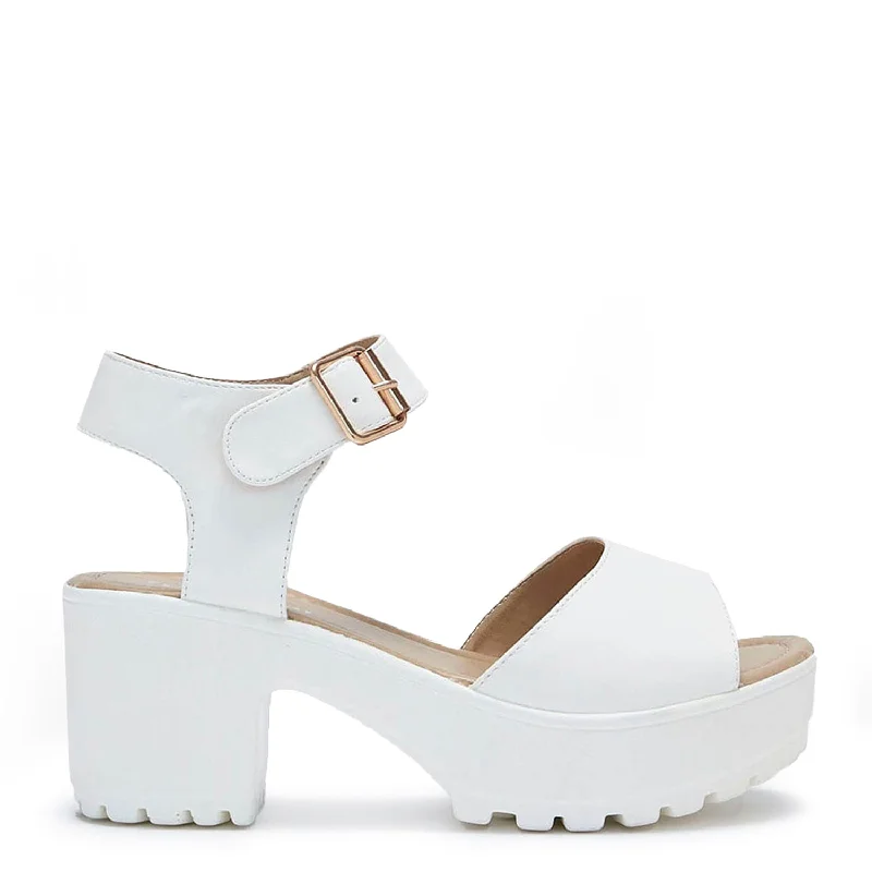Men's sandals in a neutral color like black or brown Men's sandals in a neutral color like black or brown LOR White Chunky Sandals