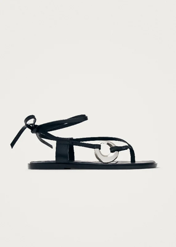 Men's sandals with a durable outer sole Men's sandals with a durable outer sole Morosia Black Leather Sandals