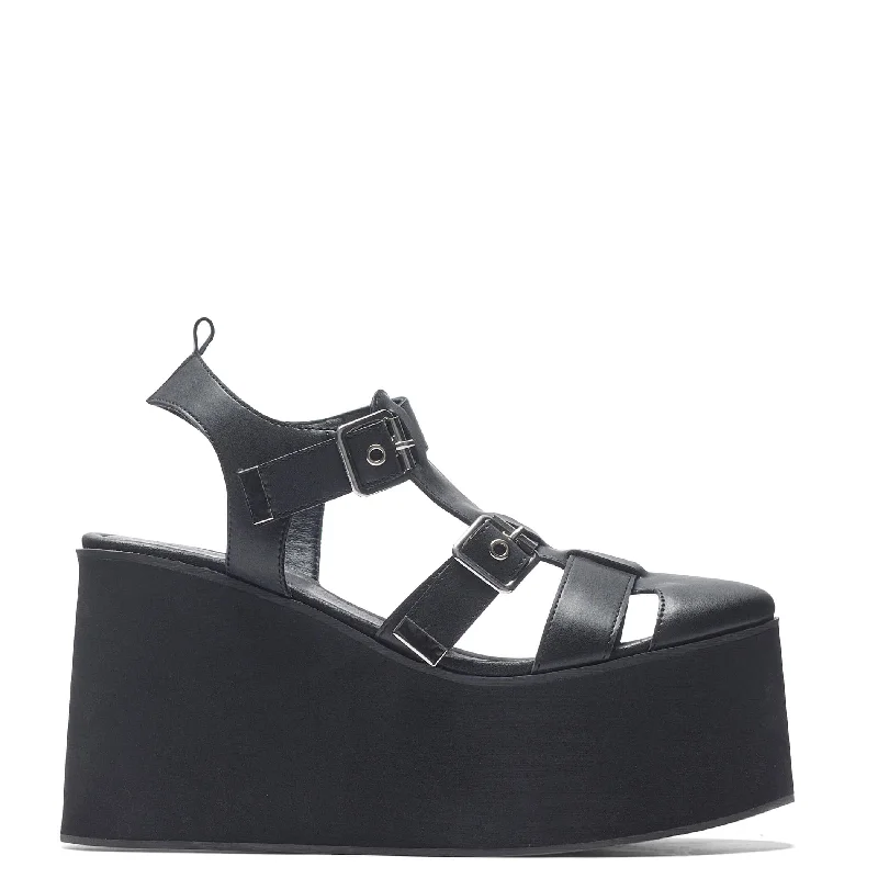 Men's sandals with a pointed toe for a stylish look Men's sandals with a pointed toe for a stylish look Soulcraft Mega Platform Sandals - Black