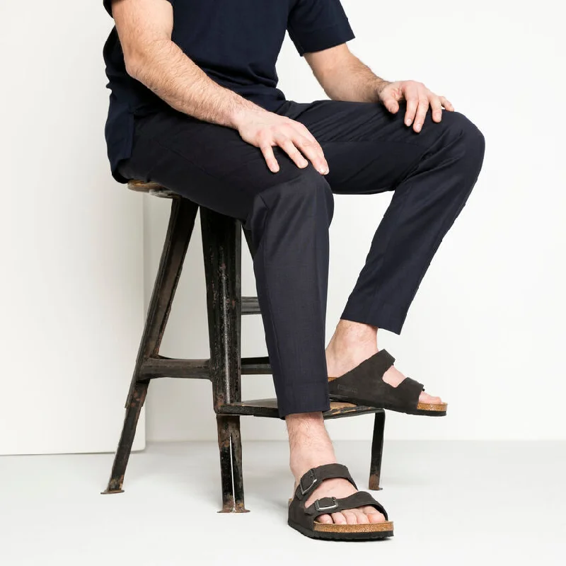 Men's sandals with a shock - absorbing insole Men's sandals with a shock - absorbing insole Arizona Suede SFB - Velvet Grey