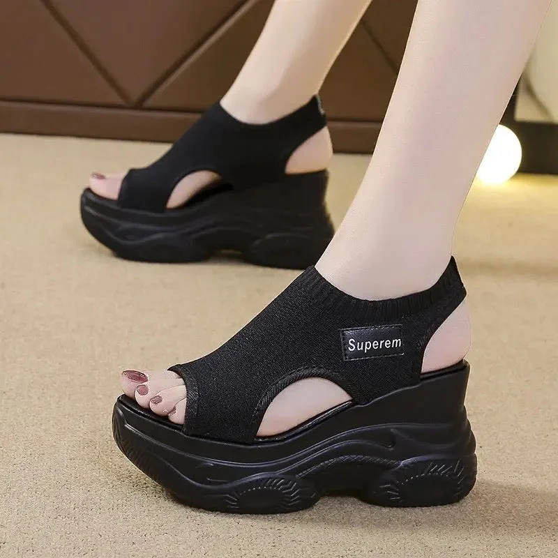 Men's sandals with a stretchy strap for a better fit Men's sandals with a stretchy strap for a better fit Superem wedge 008