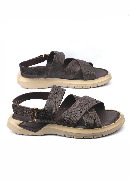 Men's sandals with a wide strap for support Men's sandals with a wide strap for support LOGO 7647 BRA