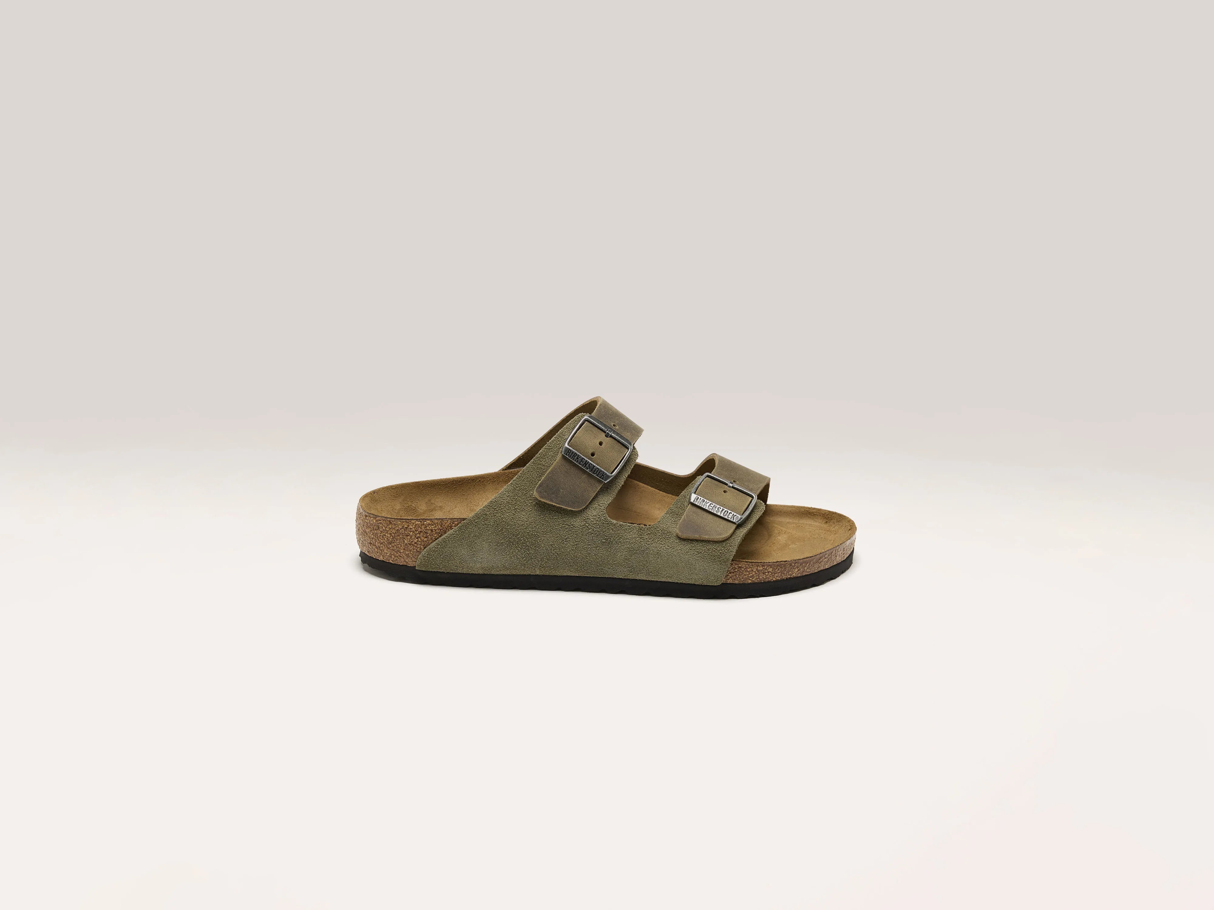 Men's sandals in a neutral color like black or brown Men's sandals in a neutral color like black or brown Arizona Suede Leather for Men (242 / M / THYME)