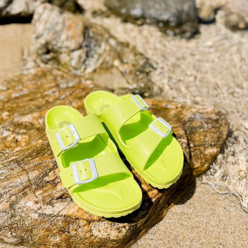 Men's leather sandals with an adjustable strap Men's leather sandals with an adjustable strap Sea Sandals 1 Lime