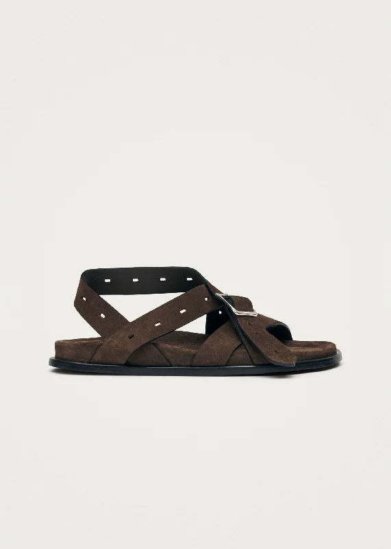 Flip - flop style men's sandals for beach wear Flip - flop style men's sandals for beach wear Broome Suede Brown Leather Sandals