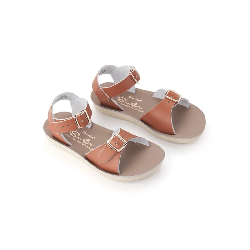 Men's sandals with a cushioned footbed Men's sandals with a cushioned footbed Salt Water Sun-San Surfer - Tan