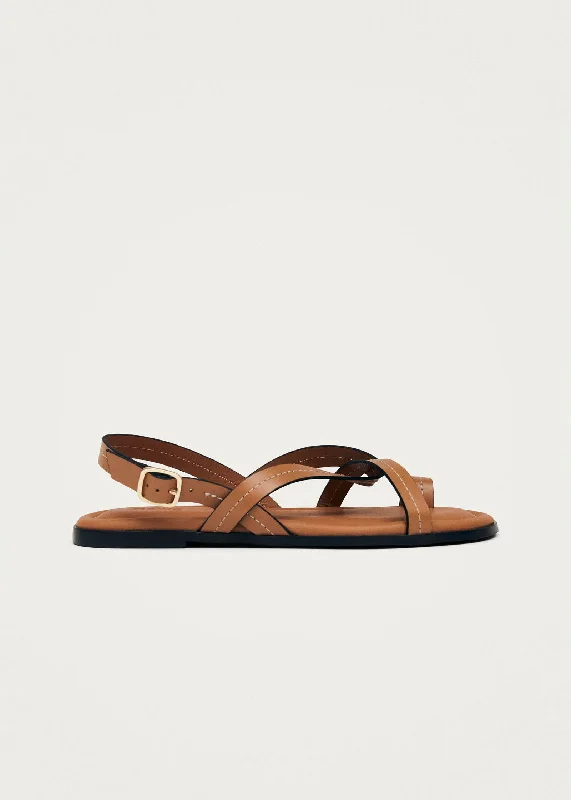 Men's sandals with a cushioned footbed Men's sandals with a cushioned footbed Isla Tan Leather Sandals
