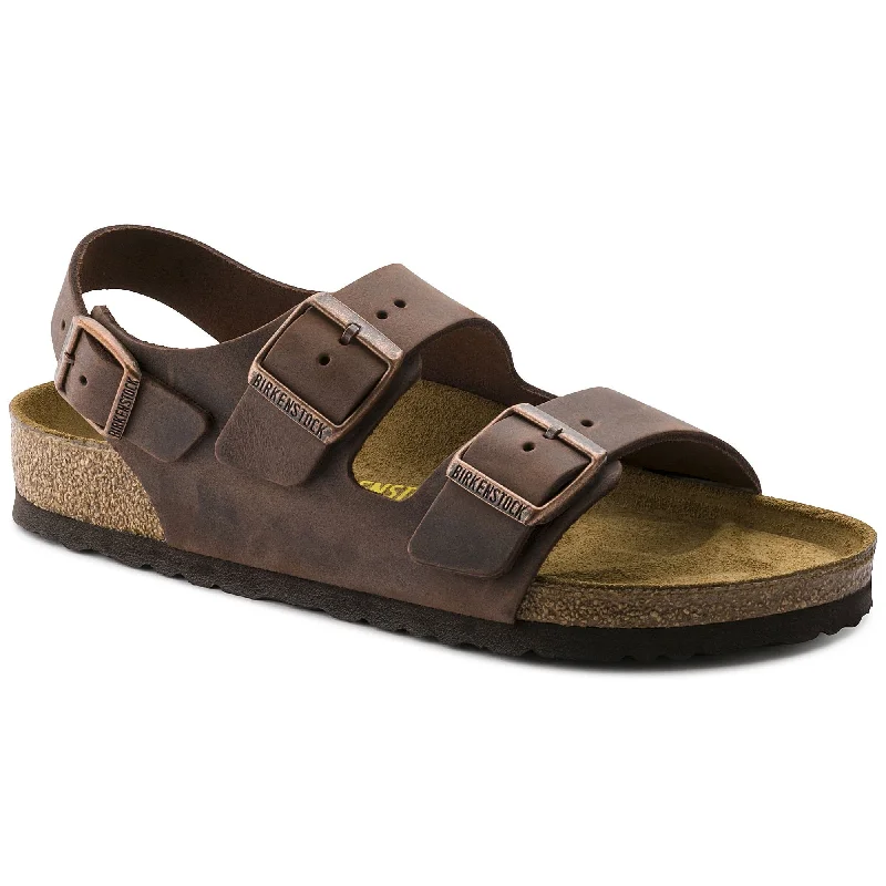 Men's sandals with a durable outer sole Men's sandals with a durable outer sole Milano Oiled Leather