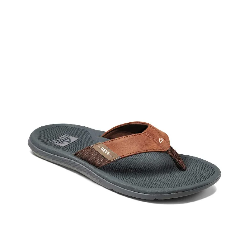 Men's sandals in a neutral color like black or brown Men's sandals in a neutral color like black or brown Mens Santa Ana - Grey/Tan