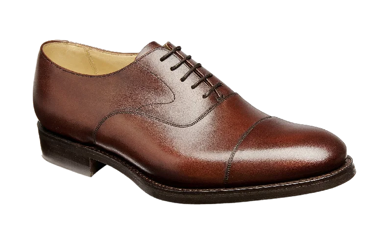 Men's Oxford shoes with a double - buckle strap Malvern 2 - Ebony Calf