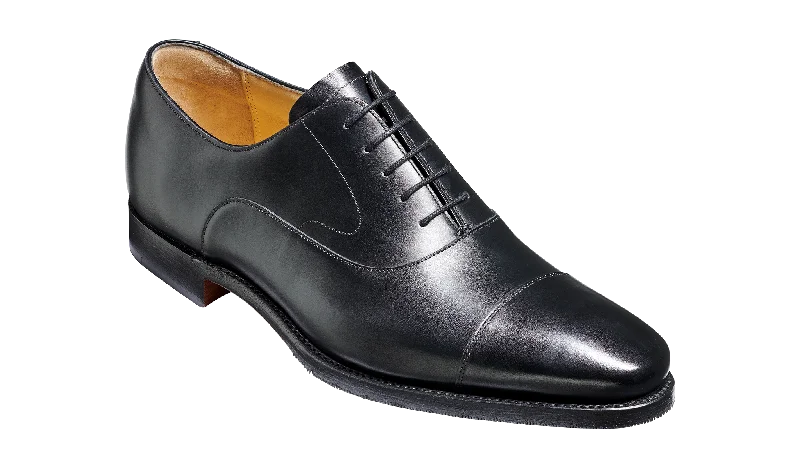 Men's Oxford shoes with a padded insole for all - day comfort Wright - Black Calf